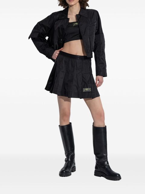 GANNI logo-appliqué bomber jacket - Black - zdjęcie produktu nr 2