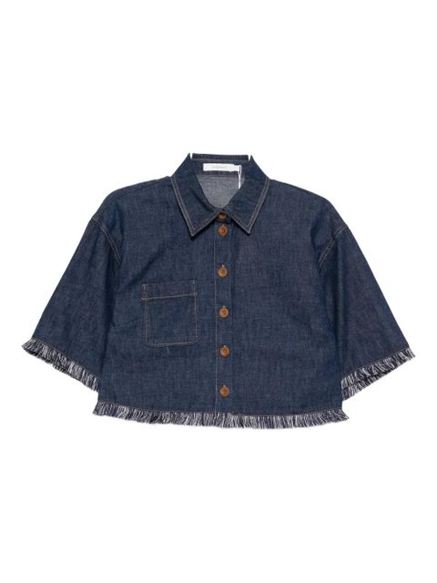 ZIMMERMANN Rhiannon denim shirt - Blue - zdjęcie produktu nr 1