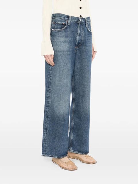 AGOLDE low slung baggy jeans - Blue