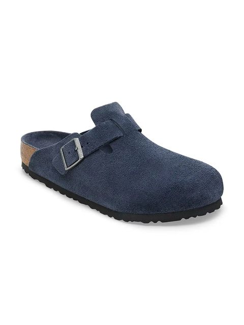 Birkenstock klapki zamszowe Boston - zdjęcie produktu nr 1