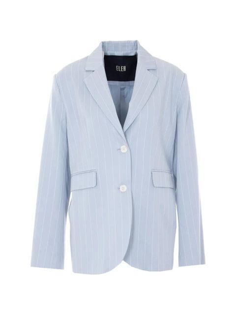 Eleh striped V-neck blazer - Blue - zdjęcie produktu nr 1