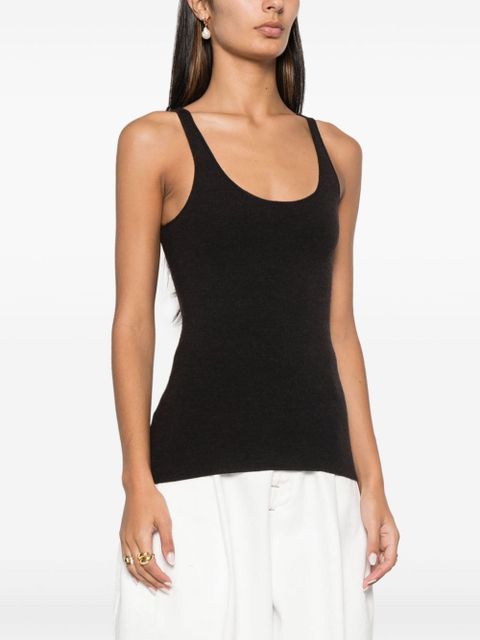 TOTEME knitted tank top - Brown - zdjęcie produktu nr 2