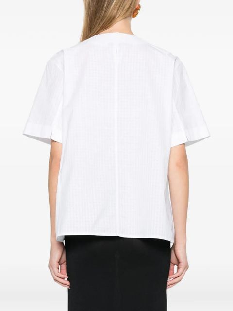 Jil Sander short-sleeve blouse - White