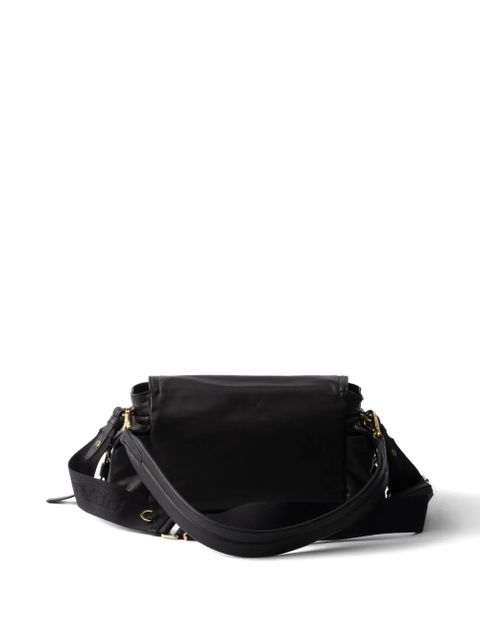 Prada medium Explore leather shoulder bag - Black