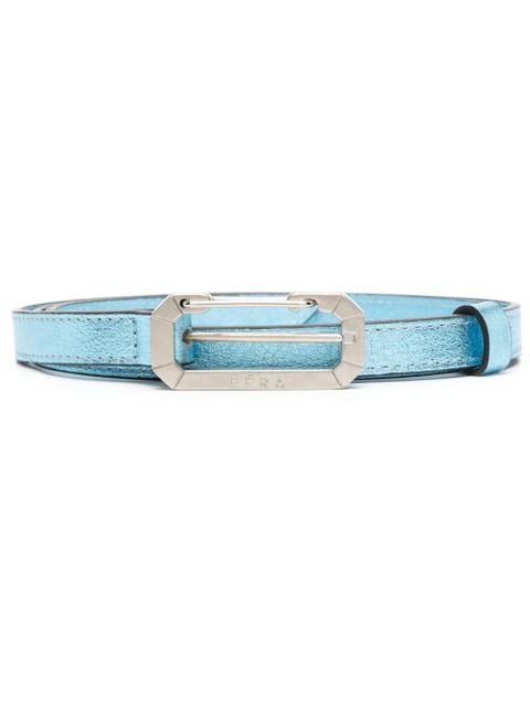 EÉRA logo-engraved buckle metallic belt - Blue - zdjęcie produktu nr 1
