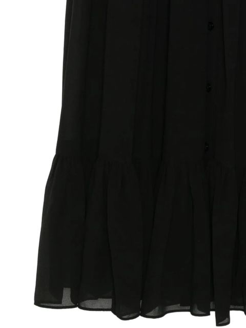 Michael Kors smocked shirt dress - Black