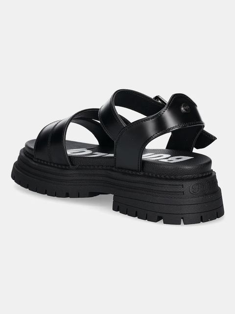 Buffalo sandały Lennox Ts Sandal damskie kolor czarny na platformie 1602274-BLK