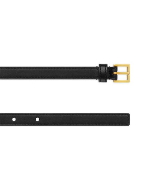 Versace logo-print leather belt - Black - zdjęcie produktu nr 2