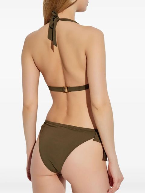 Balmain triangle bikini set - Green