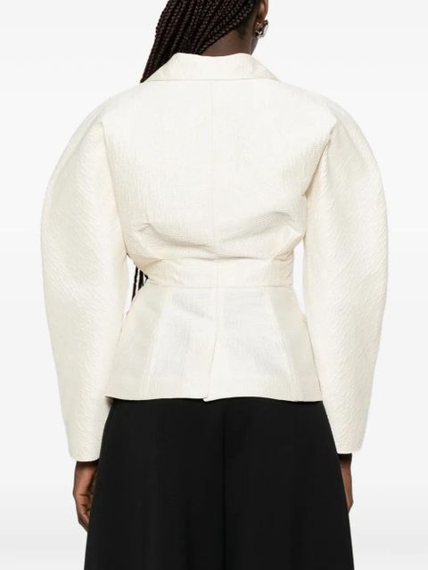 Lanvin wrap-design jacket - Neutrals