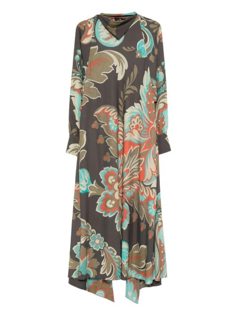 ETRO floral print dress - Brown - zdjęcie produktu nr 1