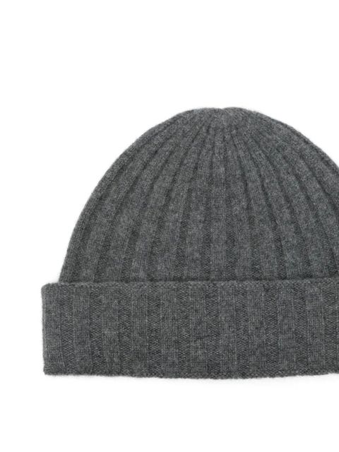 TOTEME ribbed cashmere beanie - Grey - zdjęcie produktu nr 2