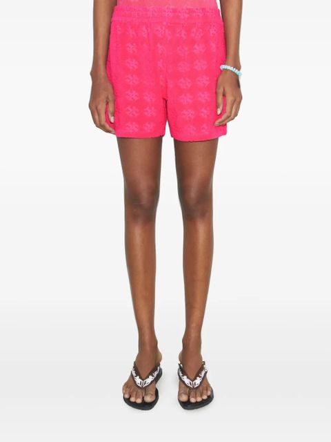 Tory Burch terry jacquard shorts - Pink