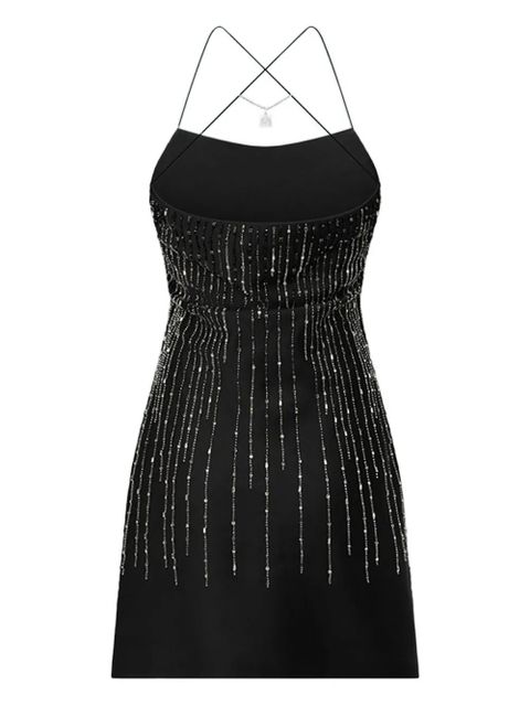 AMIRI embellished halter-neck mini dress - Black