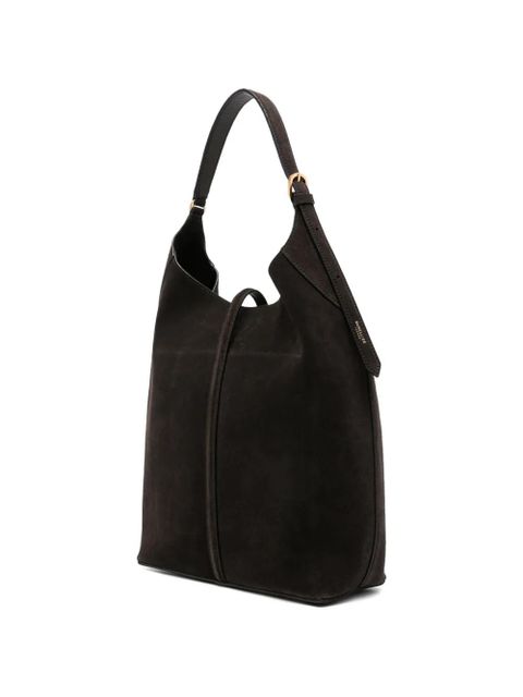 DeMellier large Siena suede bucket bag - Brown