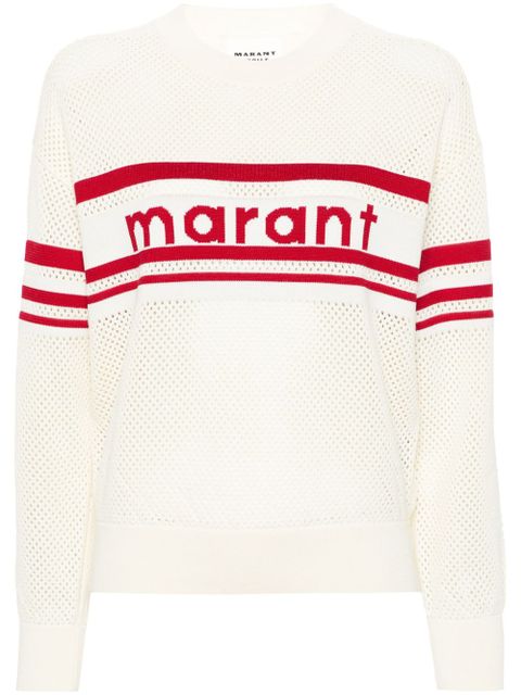 MARANT ÉTOILE Arwen open-knit jumper - Neutrals