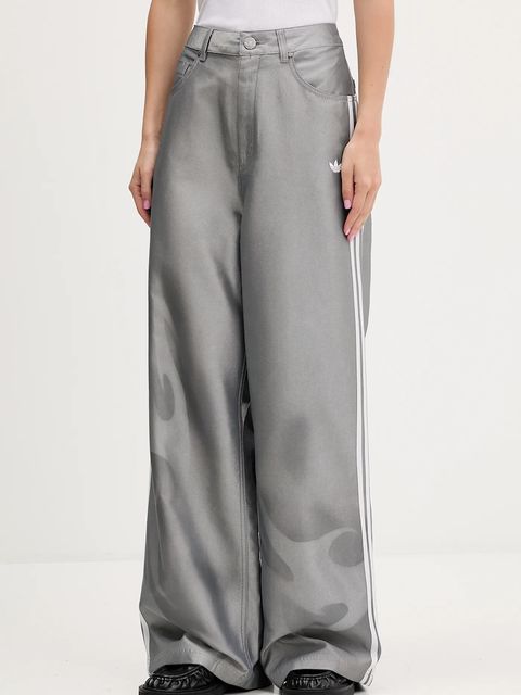 adidas Originals jeansy Baggy Shine Dnm damskie kolor szary KE9800 - zdjęcie produktu nr 1