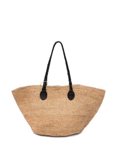 DRAGON DIFFUSION x Sovani raffia shoulder bag - Neutrals - zdjęcie produktu nr 1