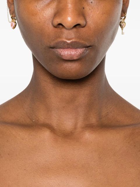 Swarovski heart-shape earrings - Gold - zdjęcie produktu nr 2