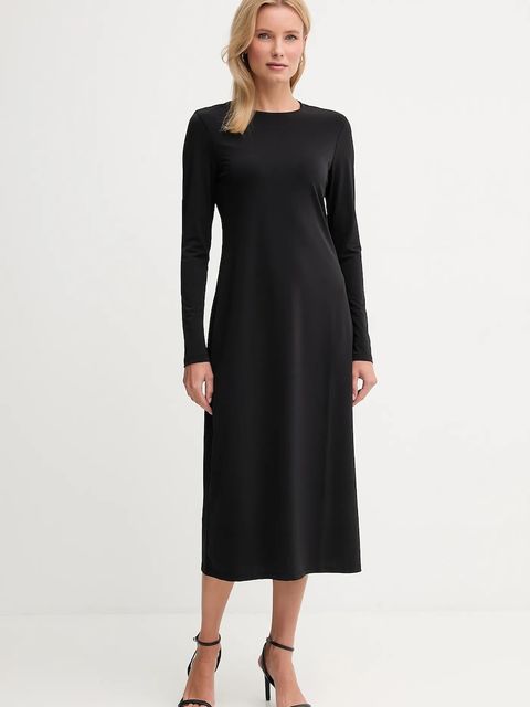 Calvin Klein Jeans sukienka kolor czarny maxi dopasowana LV047D212G - zdjęcie produktu nr 2