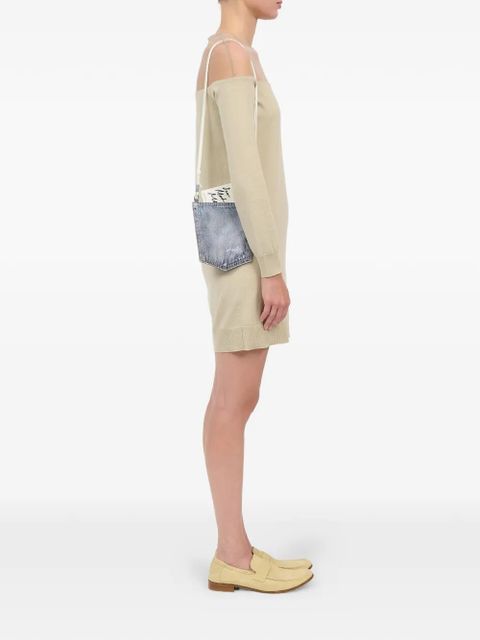 MM6 Maison Margiela pocket cross body bag - Blue - zdjęcie produktu nr 2