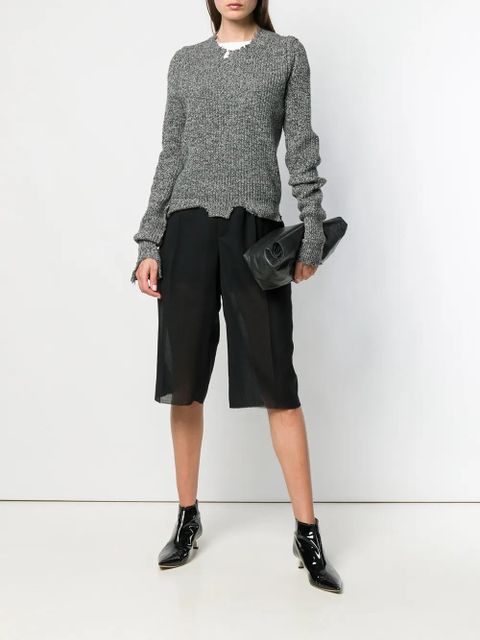 Maison Margiela knee-length shorts - Black - zdjęcie produktu nr 2