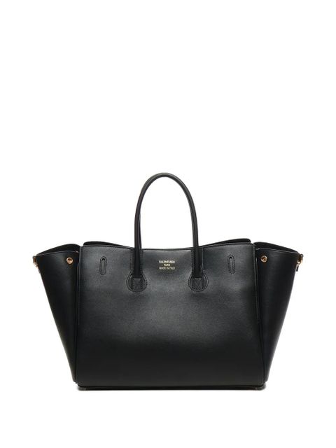 Balenciaga small Bell Air leather tote bag - Black