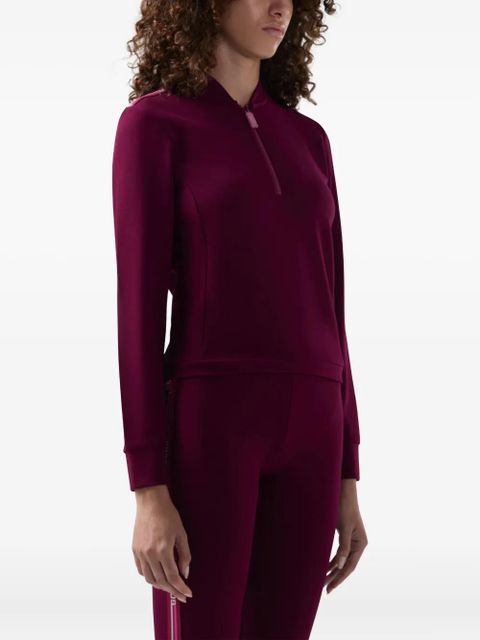 GCDS zip detail sweatshirt - Red