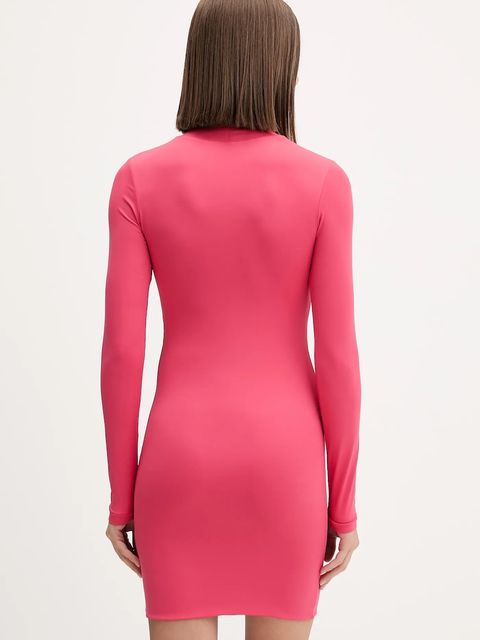 Tommy Jeans sukienka kolor czerwony mini dopasowana DW0DW21504 - zdjęcie produktu nr 2