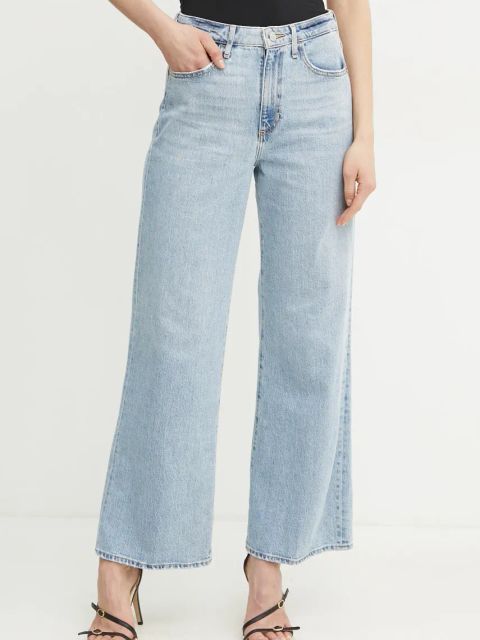 Guess jeansy damskie kolor niebieski WBGA98 D4K30