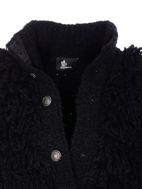 Moncler Grenoble knitted button cardigan - Black