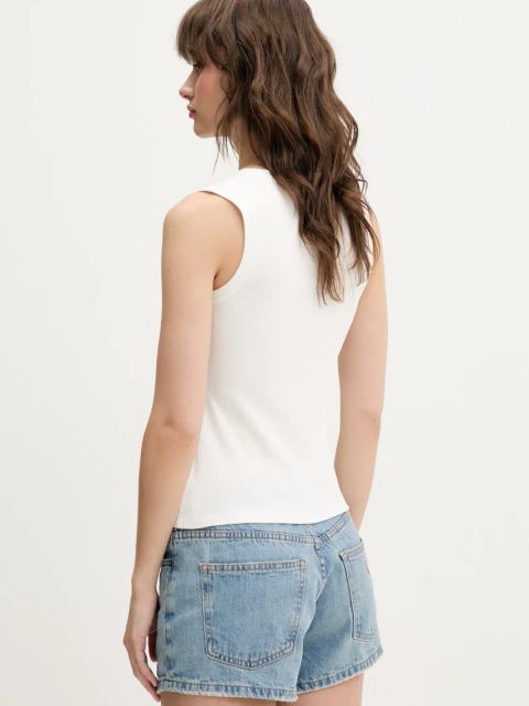 Tommy Jeans top kolor biały DW0DW20673