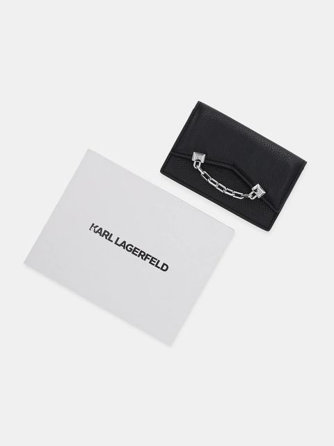 Karl Lagerfeld portfel damski kolor czarny A1W32080