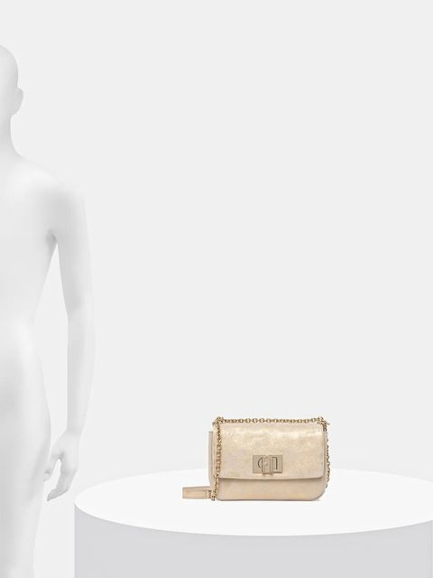 Furla torebka zamszowa