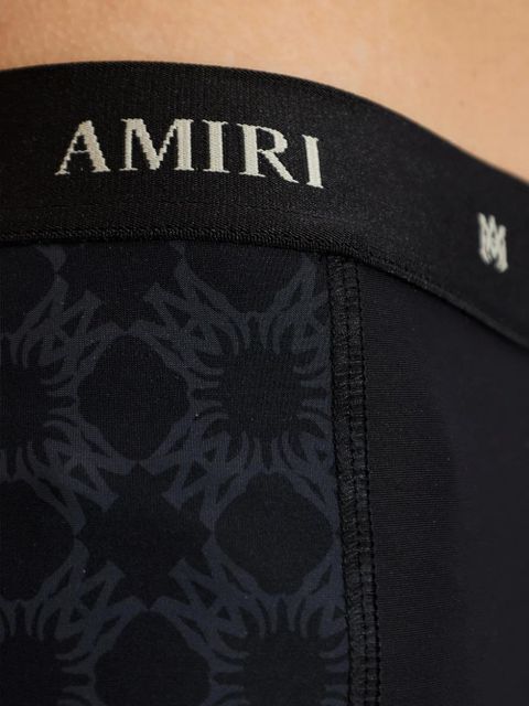 AMIRI logo-waistband leggings - Black