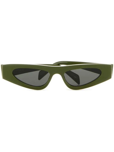 Gucci Eyewear cat-eye frame sunglasses - Green - zdjęcie produktu nr 1