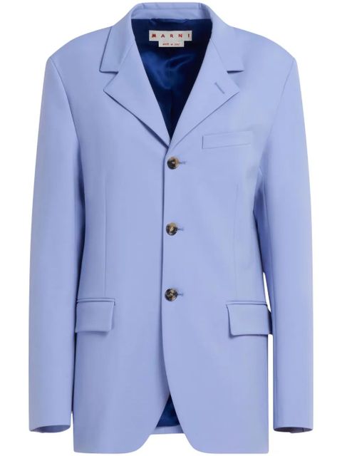 Marni Gima single-breasted blazer - Blue - zdjęcie produktu nr 1