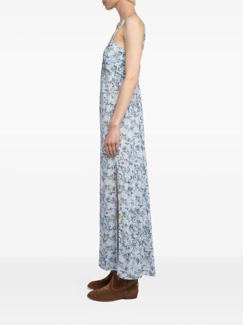 Zadig&Voltaire floral-pattern maxi dress - Blue - zdjęcie produktu nr 2