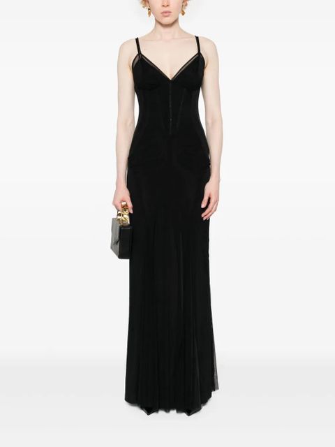 Dolce & Gabbana mesh maxi dress - Black - zdjęcie produktu nr 2