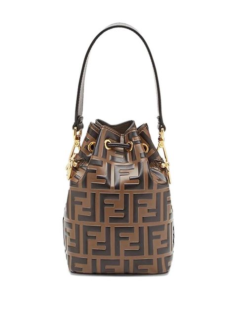 FENDI mini Mon Tresor bucket bag - Brown - zdjęcie produktu nr 2