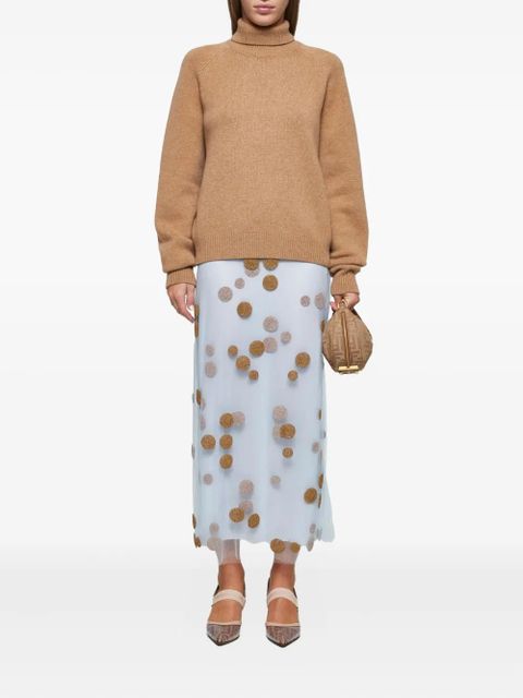 FENDI turtleneck long-sleeve sweater - Neutrals - zdjęcie produktu nr 2