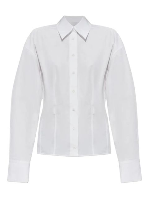 The Attico cotton fitted shirt - White - zdjęcie produktu nr 1