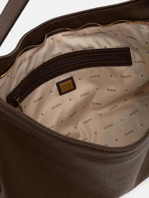 Guess torebka CAMDEN kolor brązowy HWBB93 08180