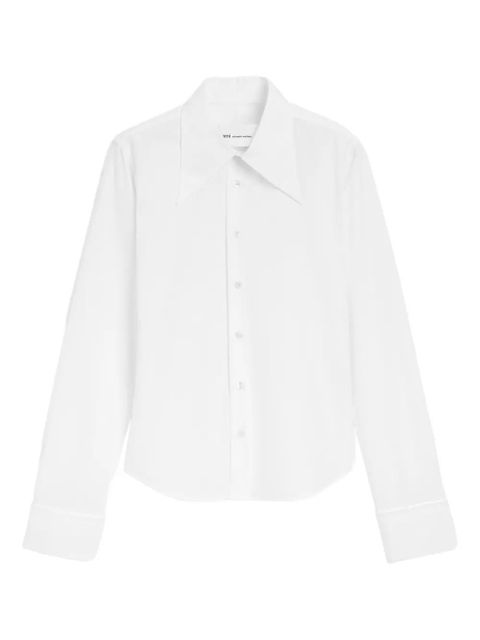 AMI Paris Sharp-collar fitted shirt - White - zdjęcie produktu nr 1