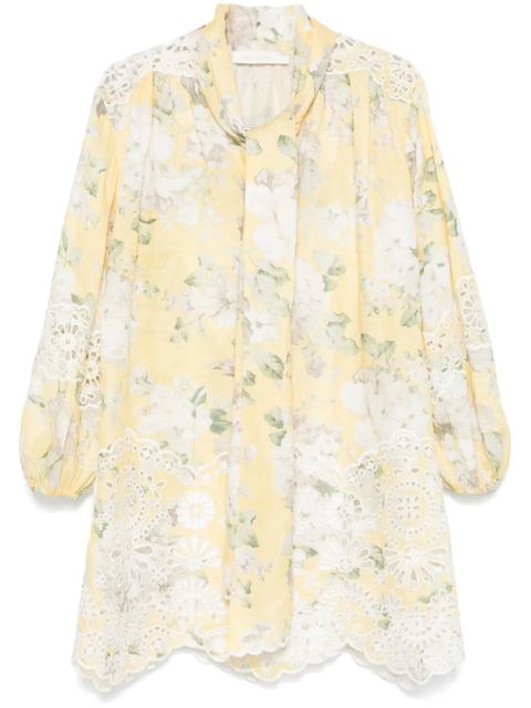ZIMMERMANN Acacia mini dress - Yellow - zdjęcie produktu nr 1