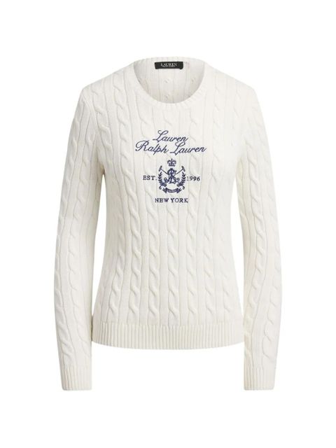 Lauren Ralph Lauren cable-knit sweater - White - zdjęcie produktu nr 1