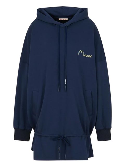 Marni drawstring mini dress - Blue - zdjęcie produktu nr 1