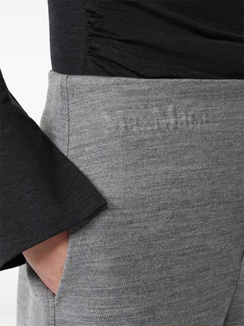 Max Mara stitch-detail side-pocket cropped trousers - Grey - zdjęcie produktu nr 2