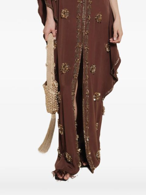 Johanna Ortiz Fate's Bouquet tassel mini bag - Gold - zdjęcie produktu nr 2