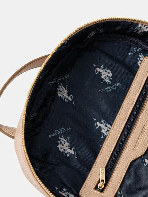 U.S. Polo Assn. plecak Stanford damski kolor beżowy mały BIUSS6211WVP